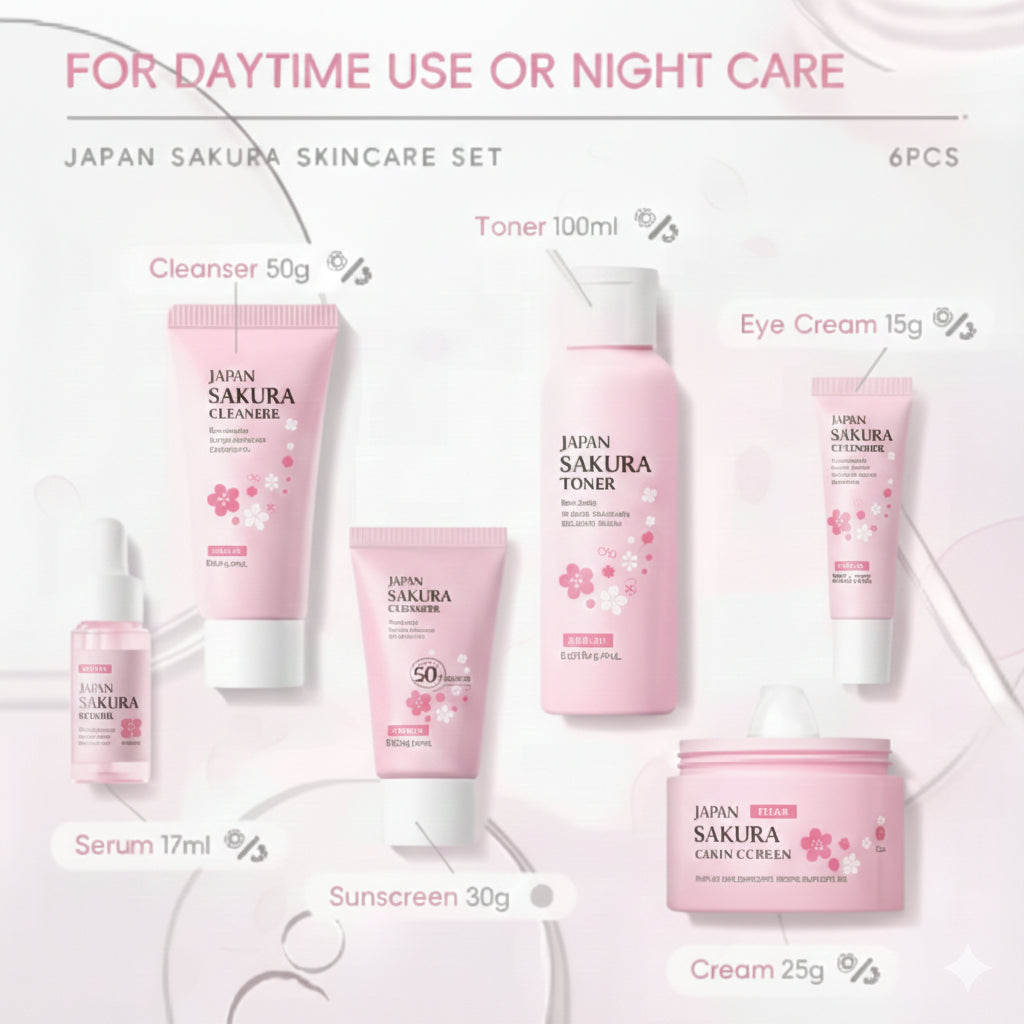 Sakura Skin Care Set