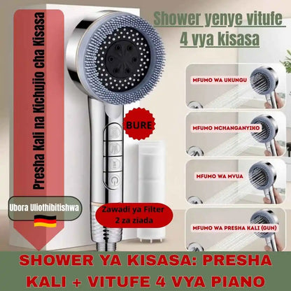 Filtered Supercharged Shower Head