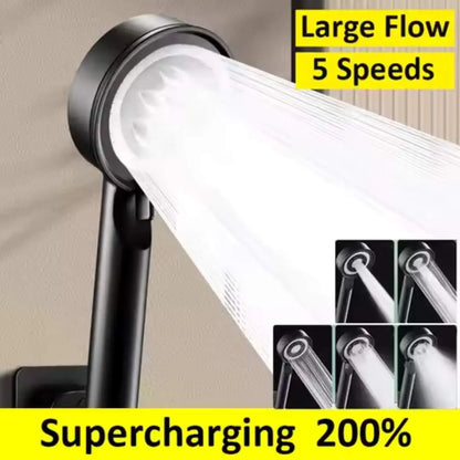 Filtered Supercharged Shower Head