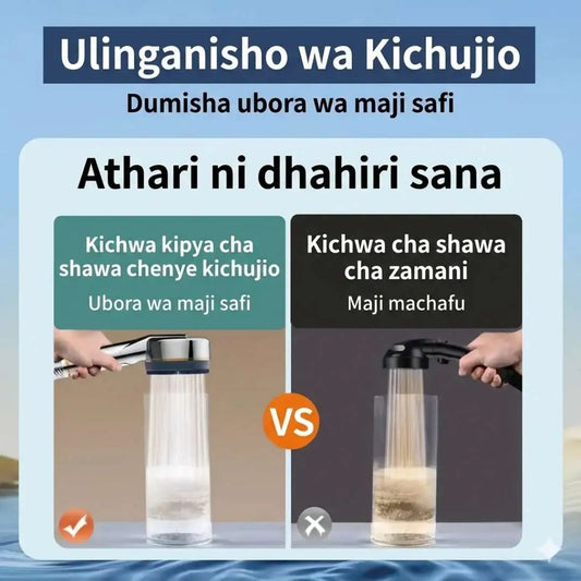 Filtered Supercharged Shower Head