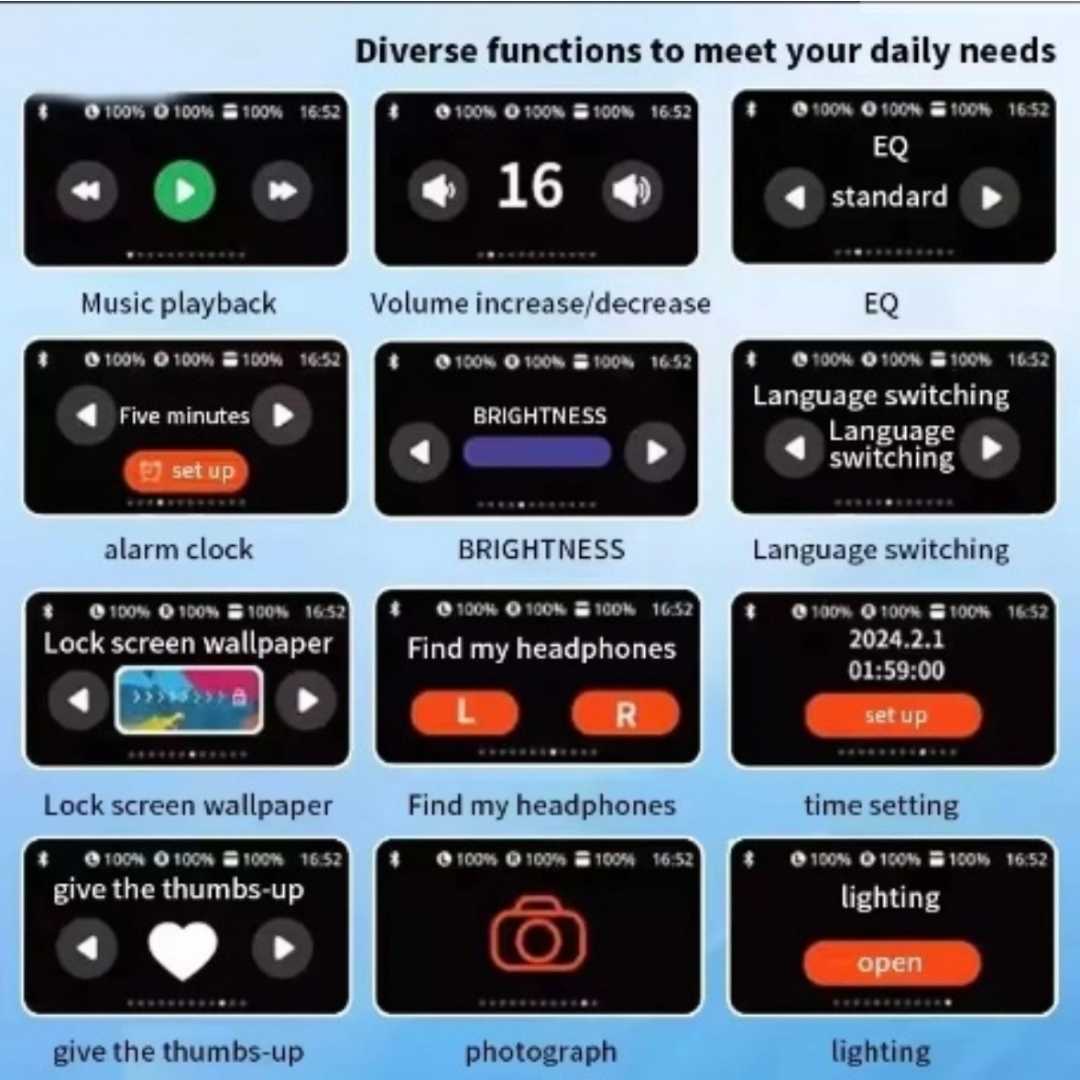Smart Screen Earbuds