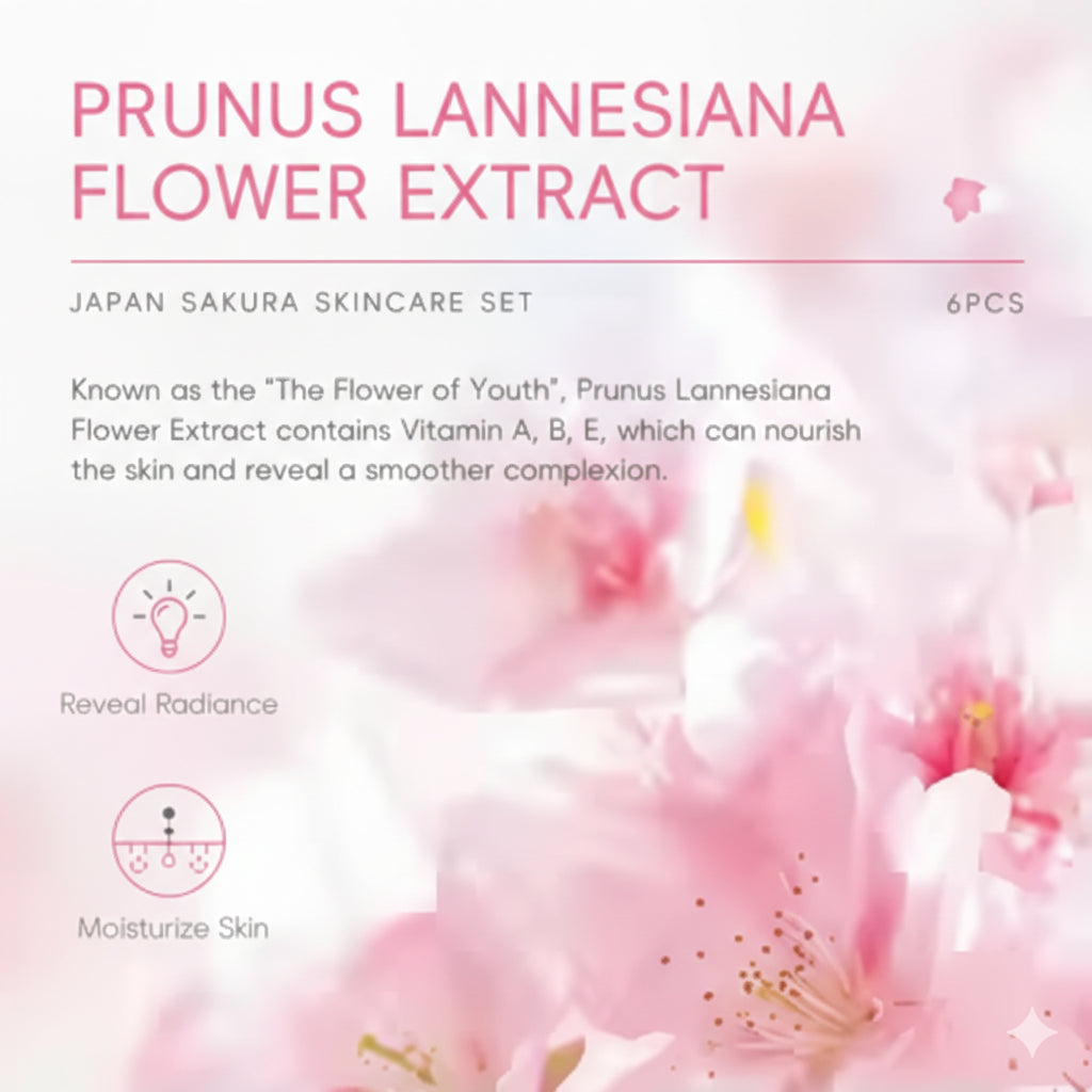 Sakura Skin Care Set