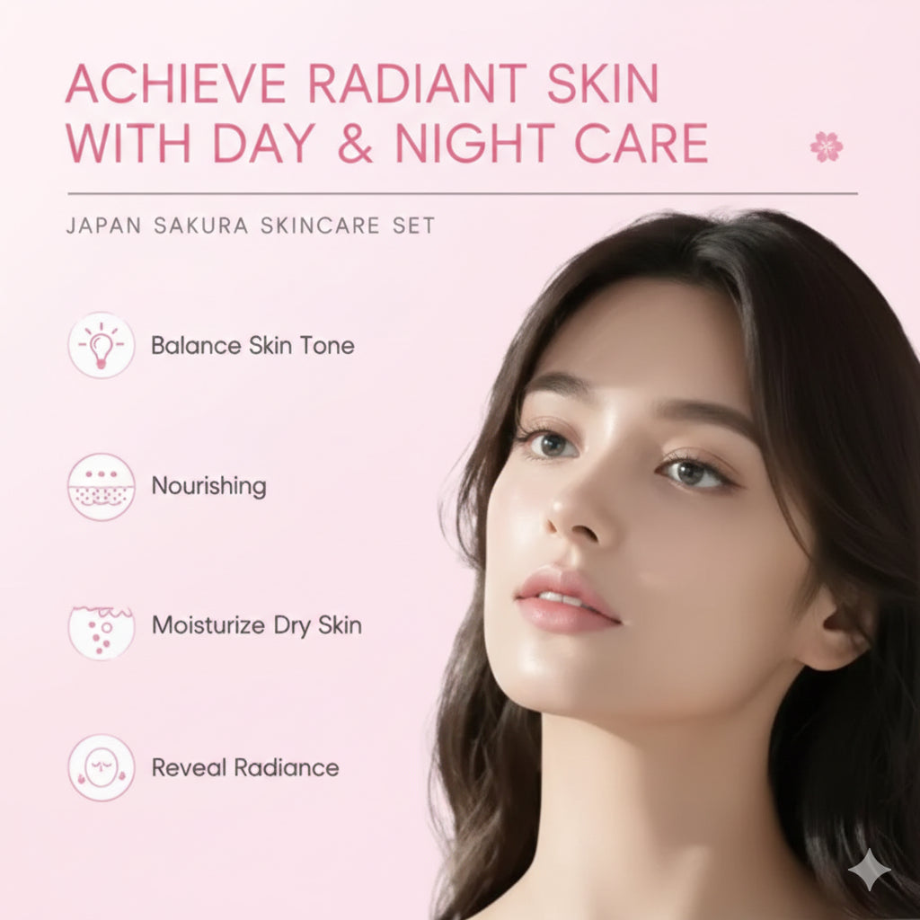 Sakura Skin Care Set