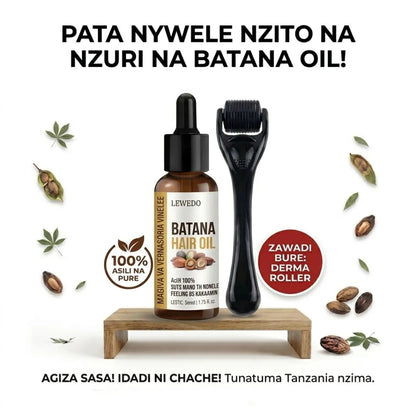 Hair strengthin oil &Derma roller FREE