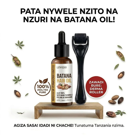 Hair strengthin oil &Derma roller FREE